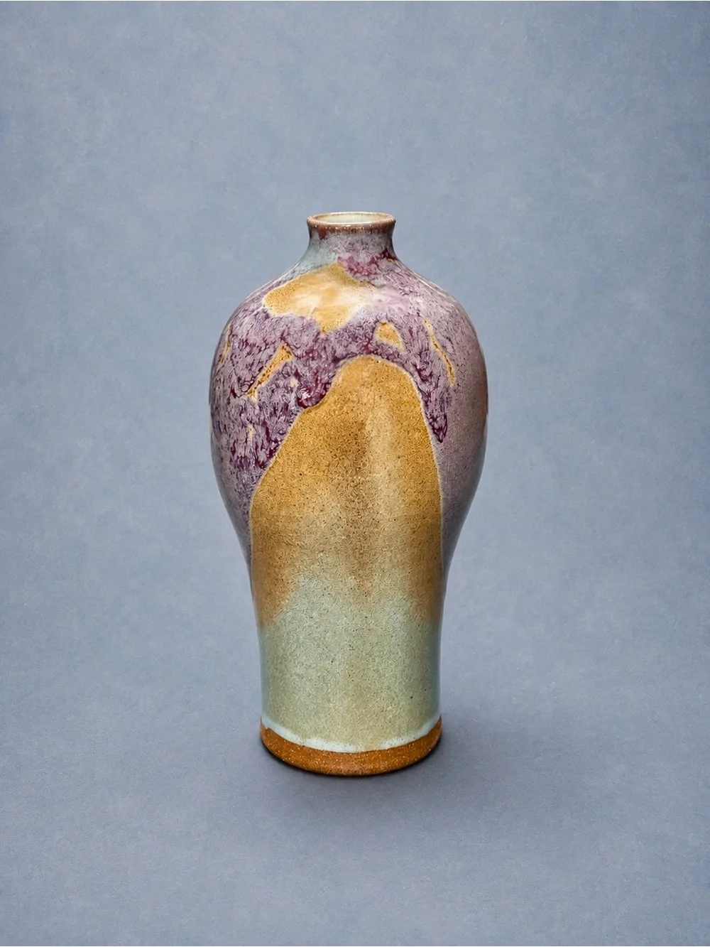 Ruth Stein for Diane Love NYC Studio Art Pottery Vase Signed Multicolor 7”
